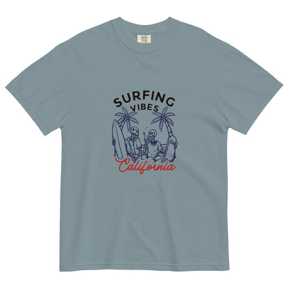 Surfing Vibes California women's garment-dyed heavyweight t-shirt