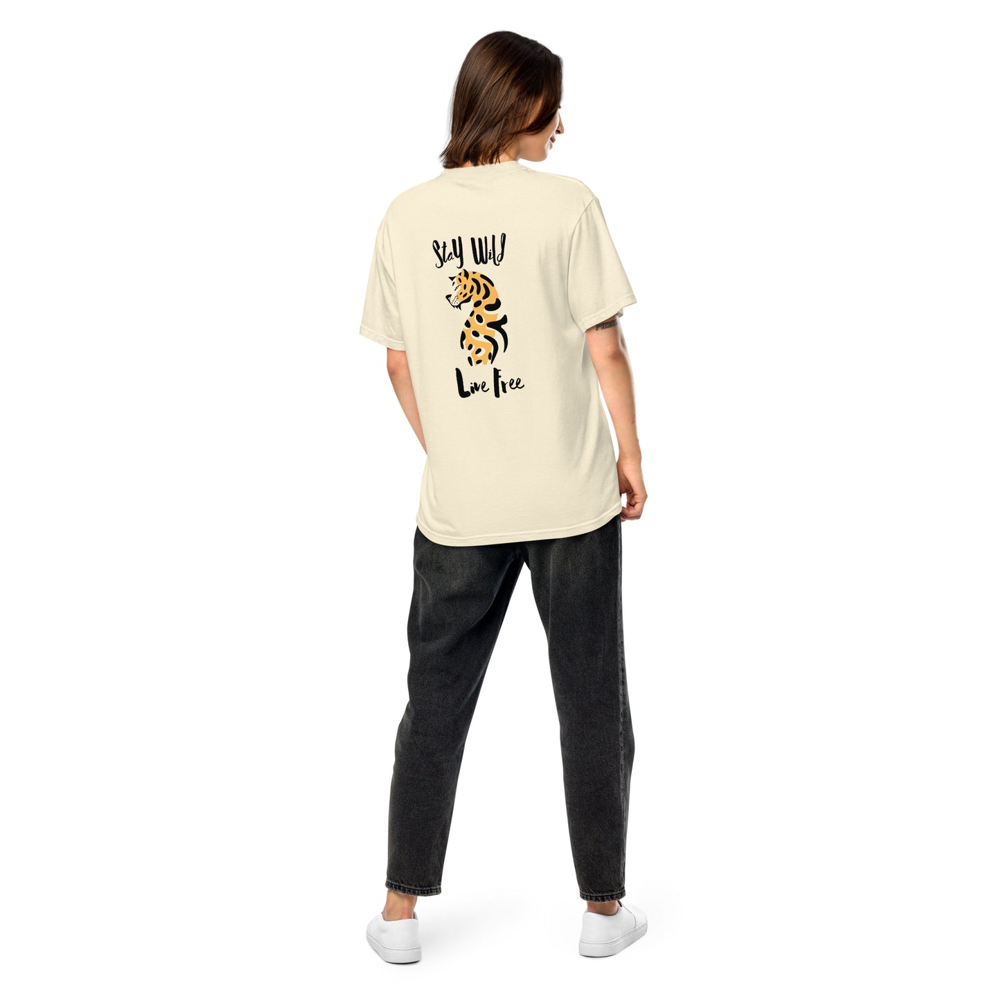 Women's Stay Wild garment-dyed heavyweight t-shirt