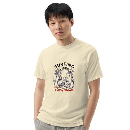 Surfing Vibes California men garment-dyed heavyweight t-shirt