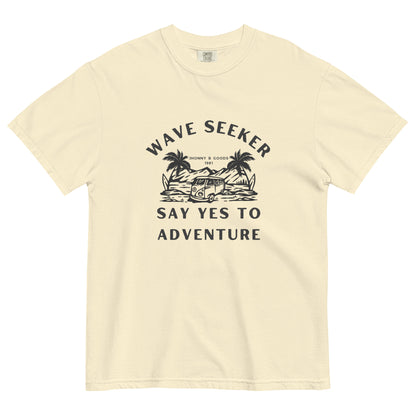 Wave Seeker Men garment-dyed heavyweight t-shirt