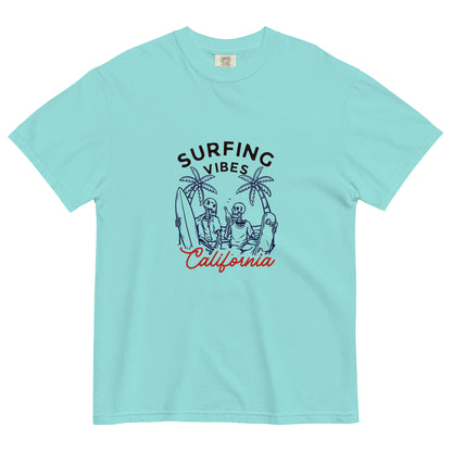 Surfing Vibes California men garment-dyed heavyweight t-shirt