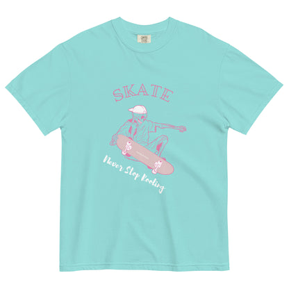 Skating Never Stop Roling Unisex garment-dyed heavyweight t-shirt