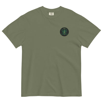 504 Counterintelligence unit mens garment-dyed heavyweight t-shirt