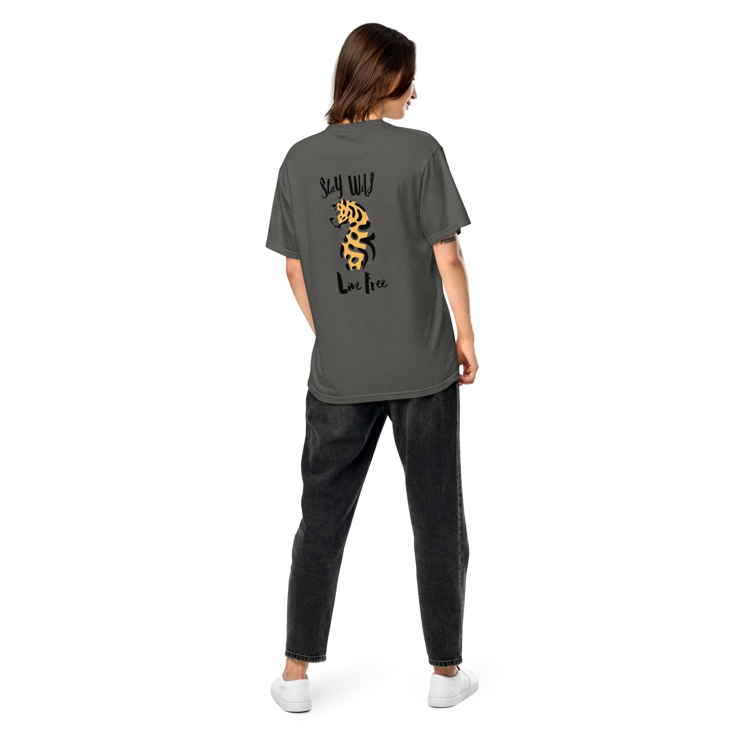 Women's Stay Wild garment-dyed heavyweight t-shirt