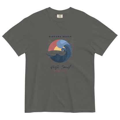 Nirvana Beach men garment-dyed heavyweight t-shirt