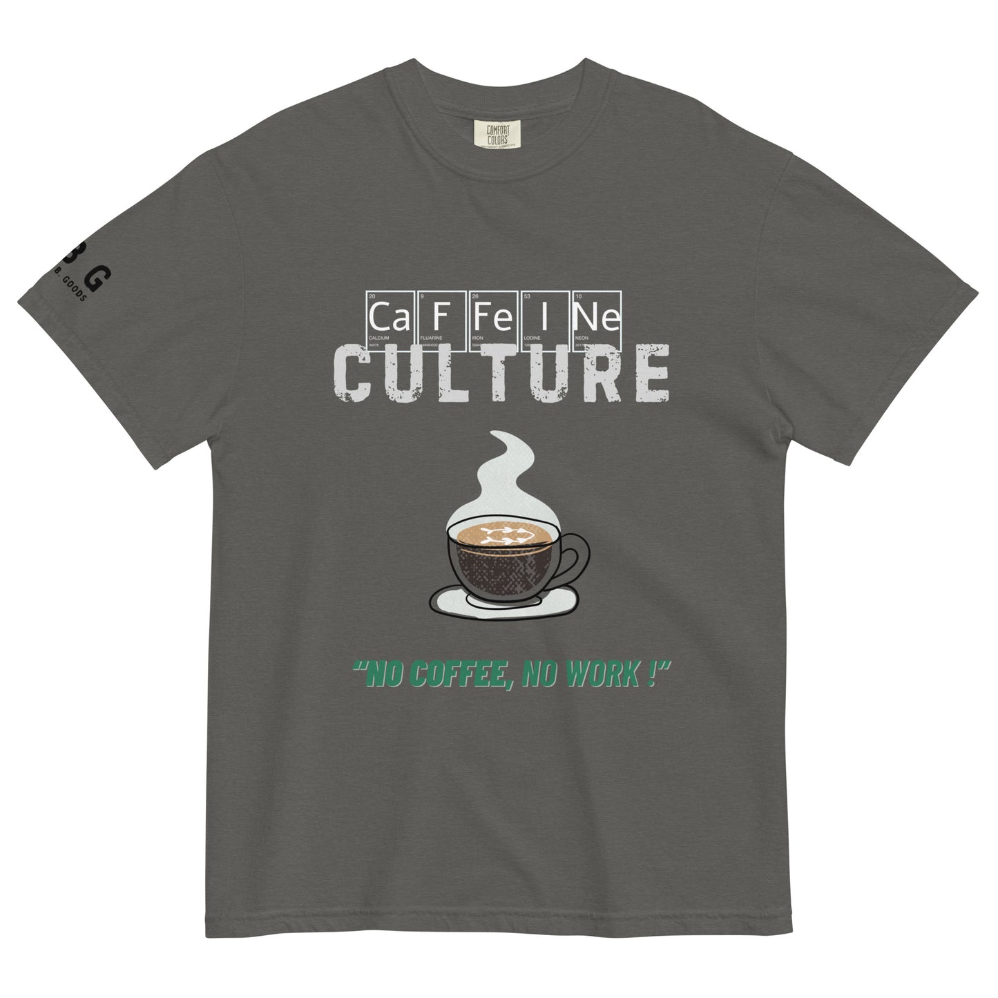 Caffeine  Culture men garment-dyed heavyweight t-shirt