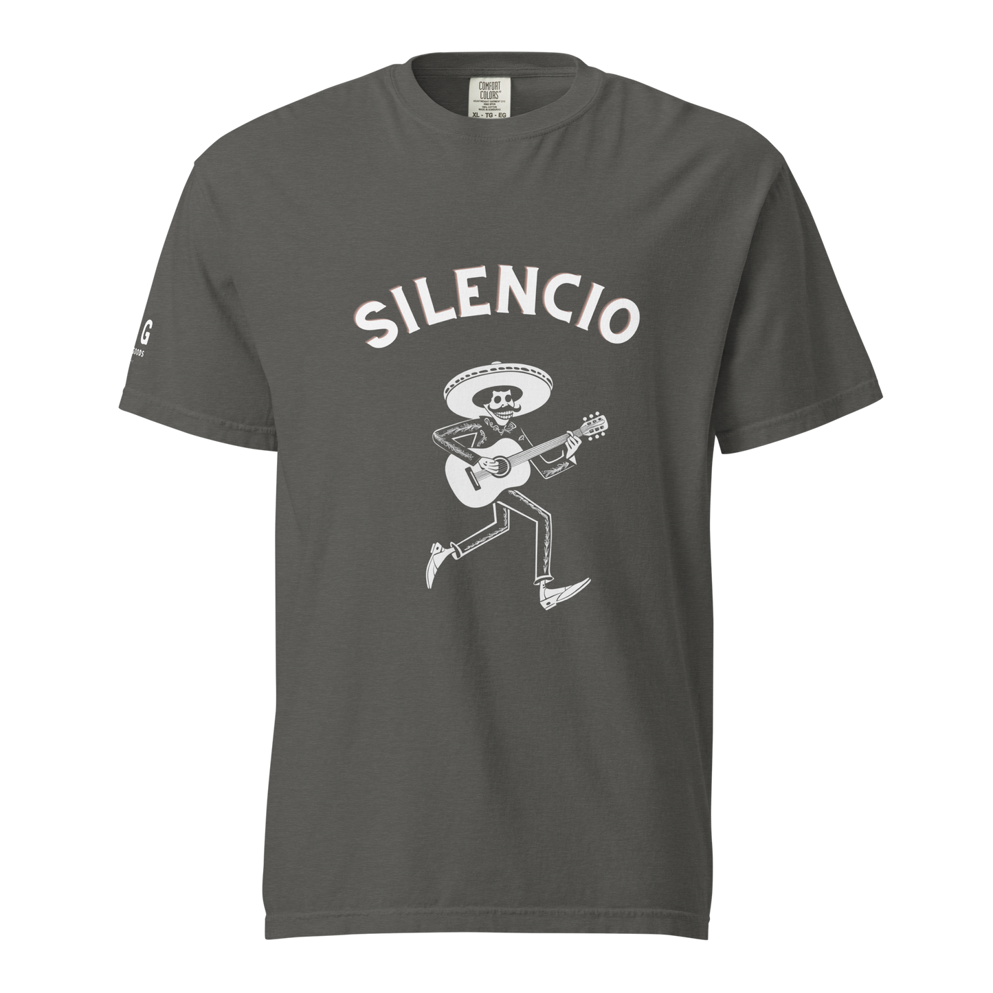 Silencio Unisex garment-dyed heavyweight t-shirt