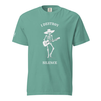 Destroy Silence women's garment-dyed heavyweight t-shirt