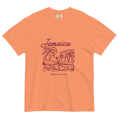 Jamaica Unisex garment-dyed heavyweight t-shirt