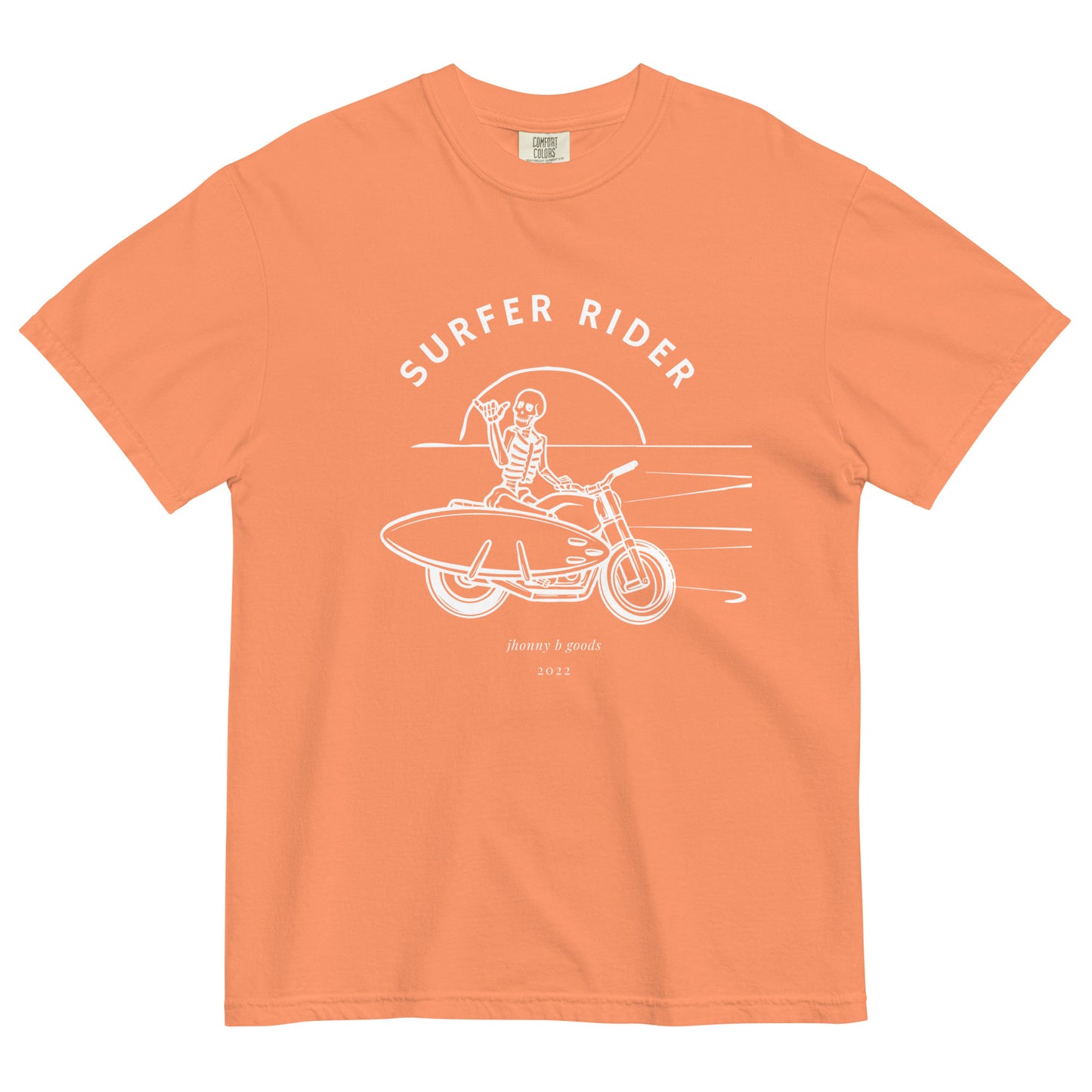 Surfer Rider men garment-dyed heavyweight t-shirt