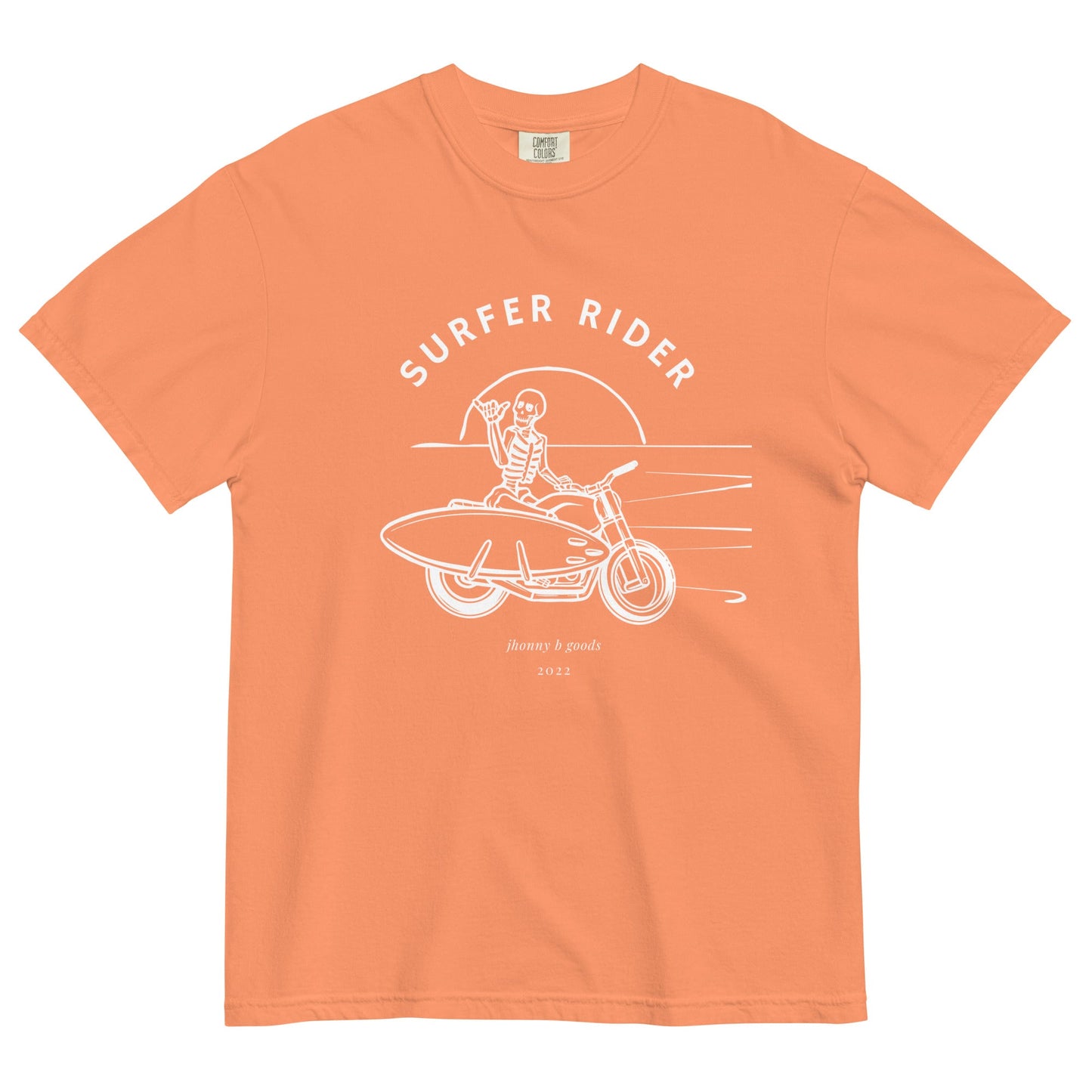 Surfer Rider women's garment-dyed heavyweight t-shirt