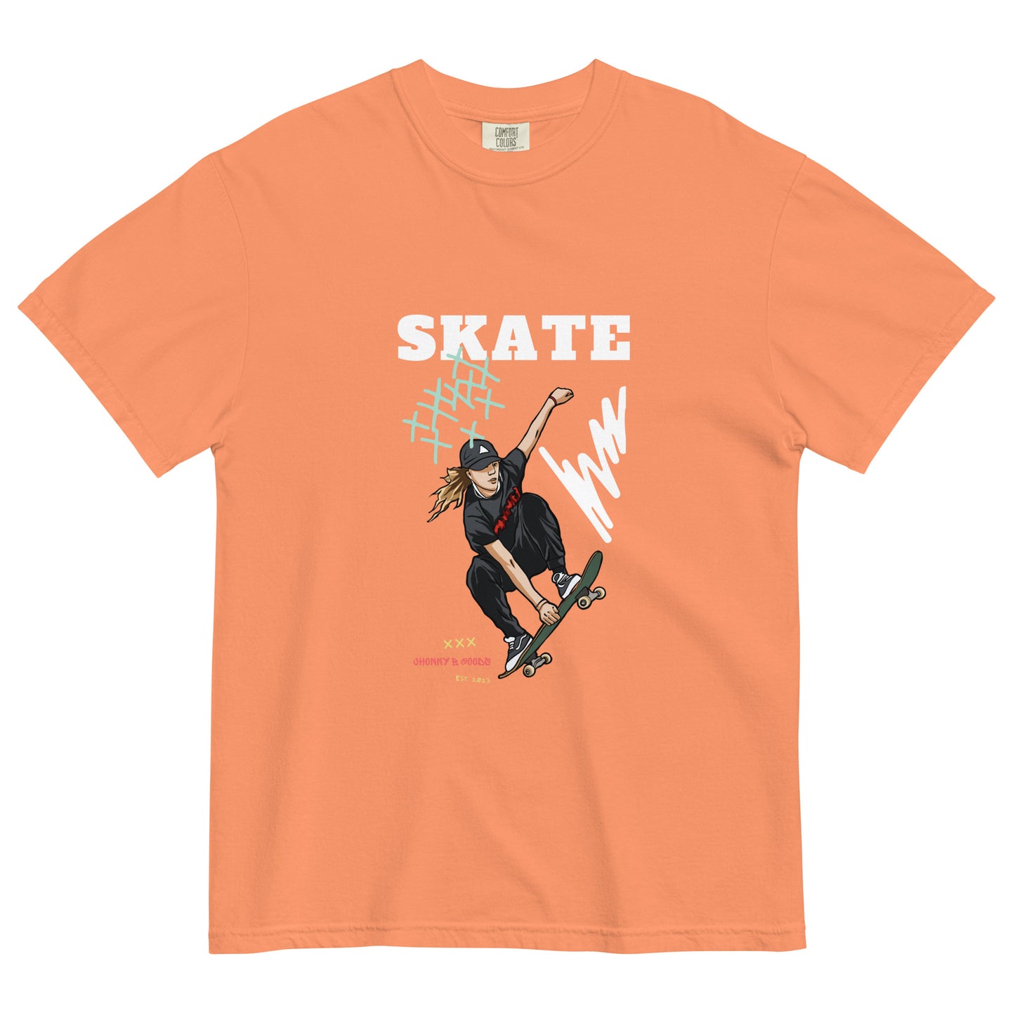 Skate Women's garment-dyed heavyweight t-shirt