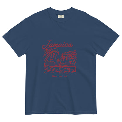 Jamaica Unisex garment-dyed heavyweight t-shirt