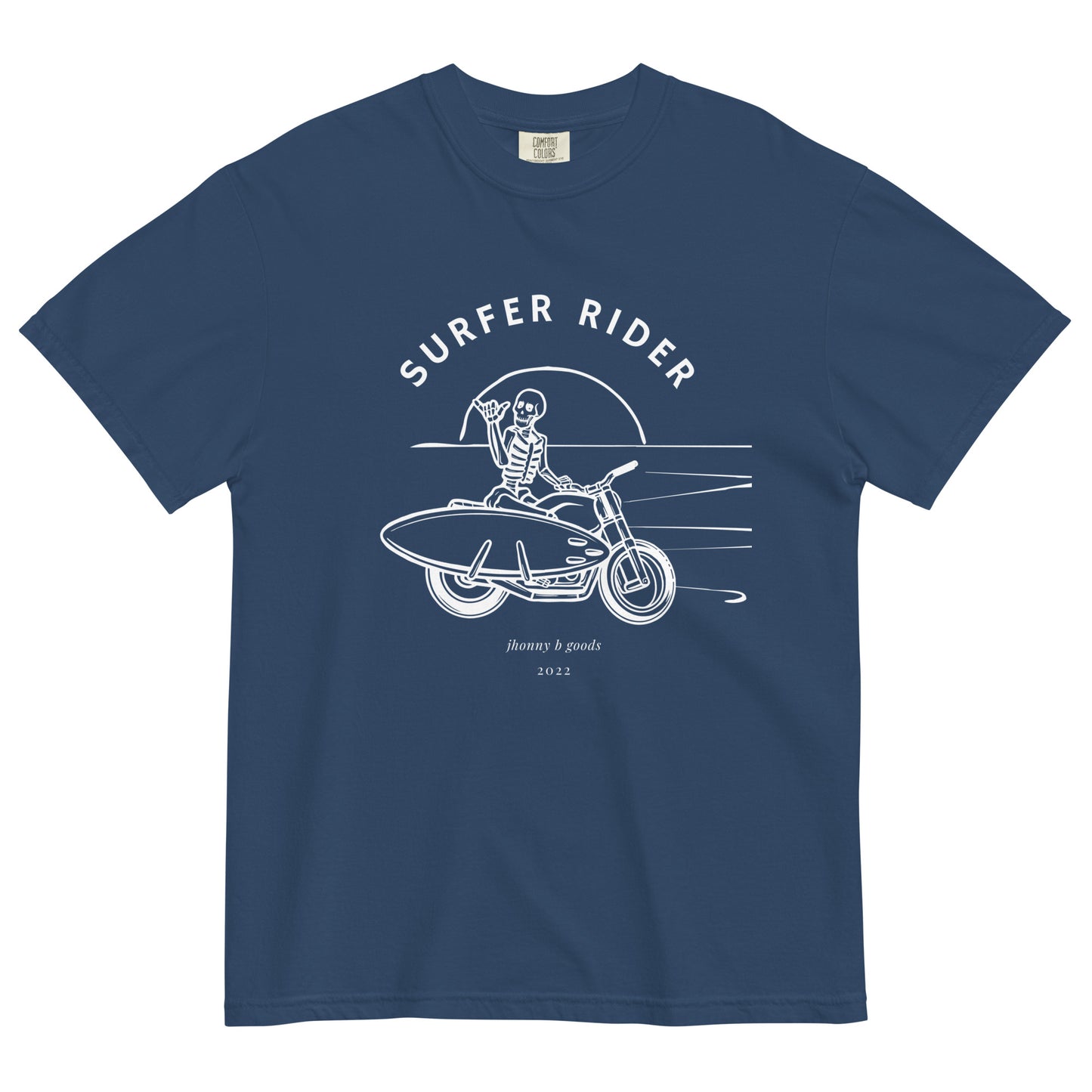 Surfer Rider men garment-dyed heavyweight t-shirt