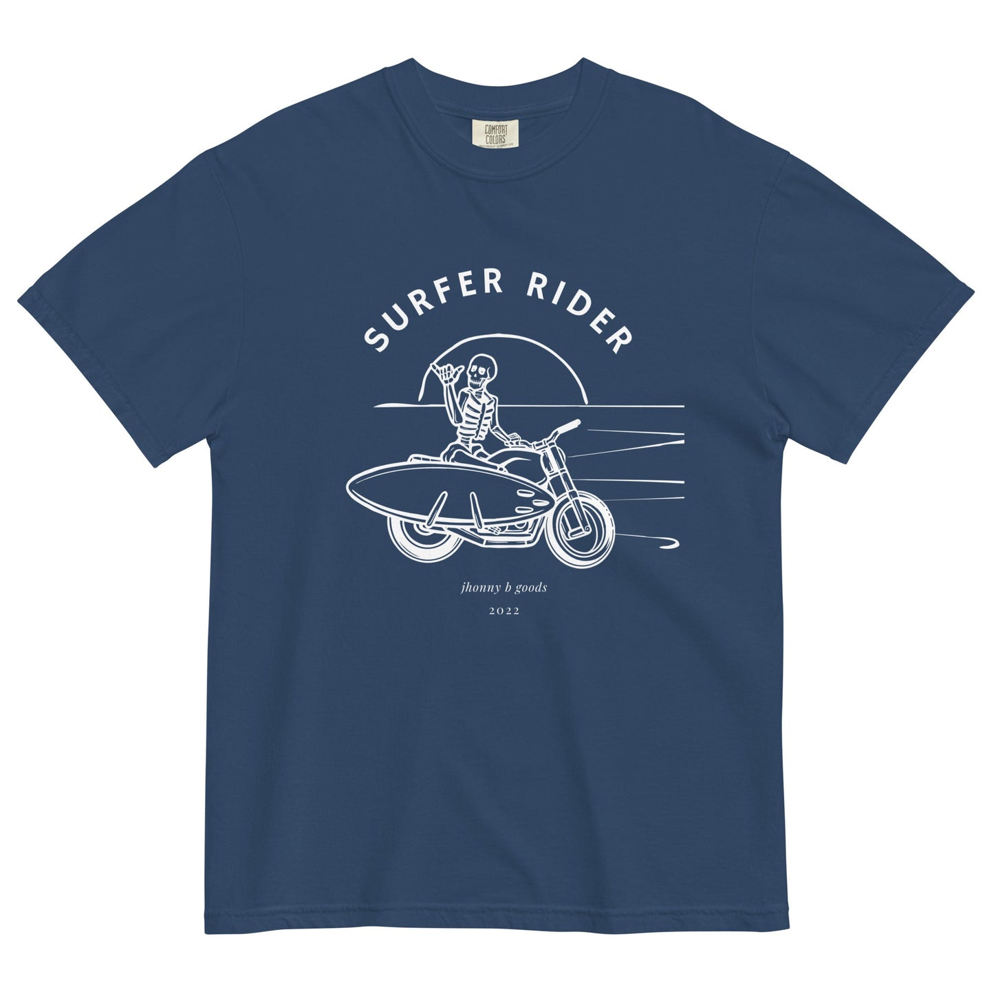 Surfer Rider women's garment-dyed heavyweight t-shirt