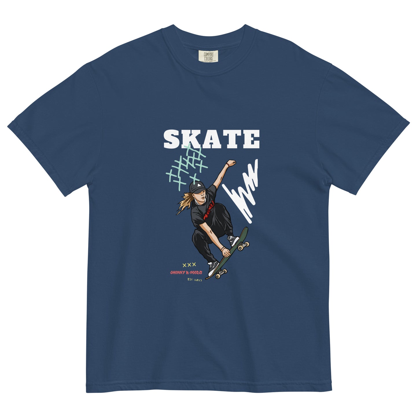 Skate Women's garment-dyed heavyweight t-shirt