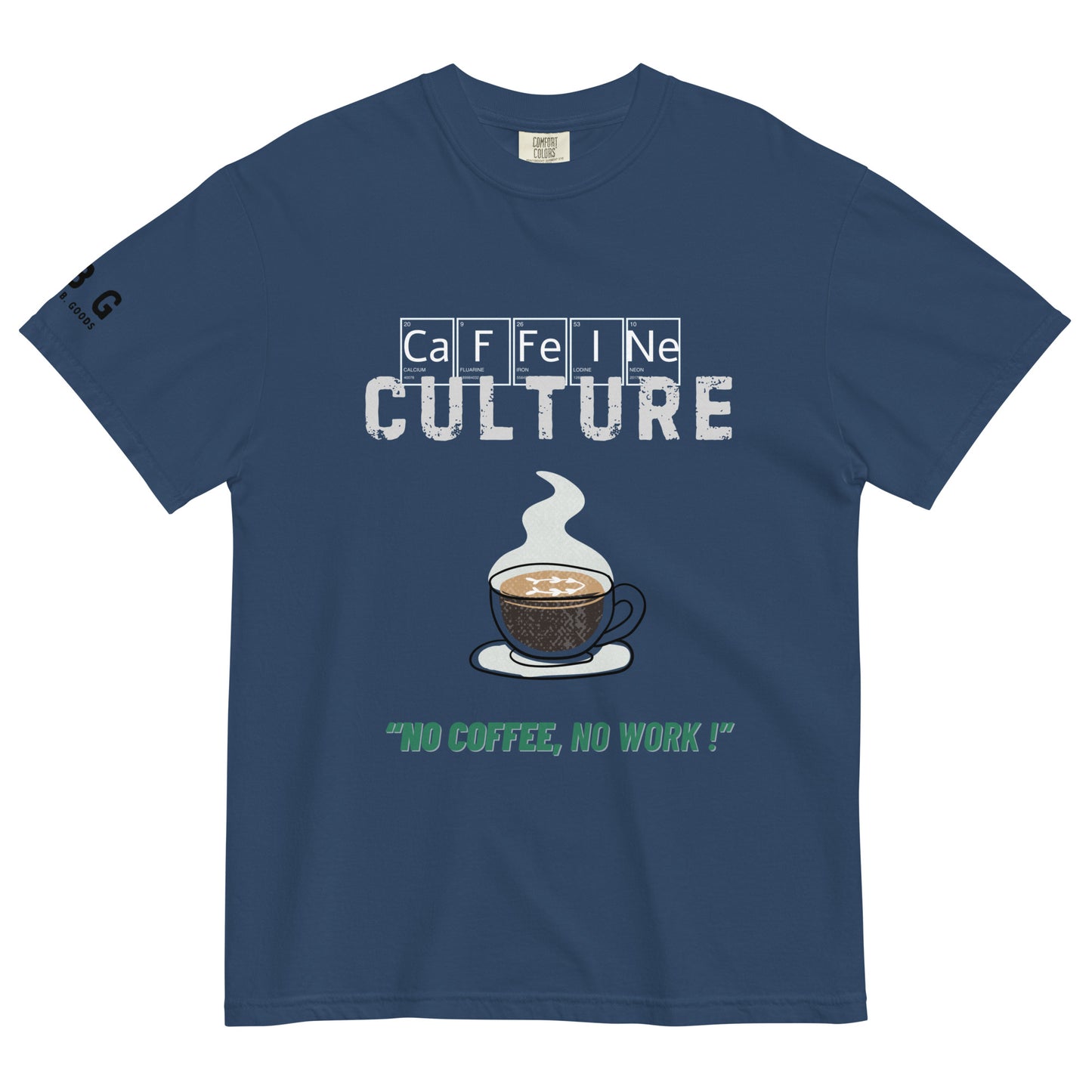 Caffeine  Culture men garment-dyed heavyweight t-shirt