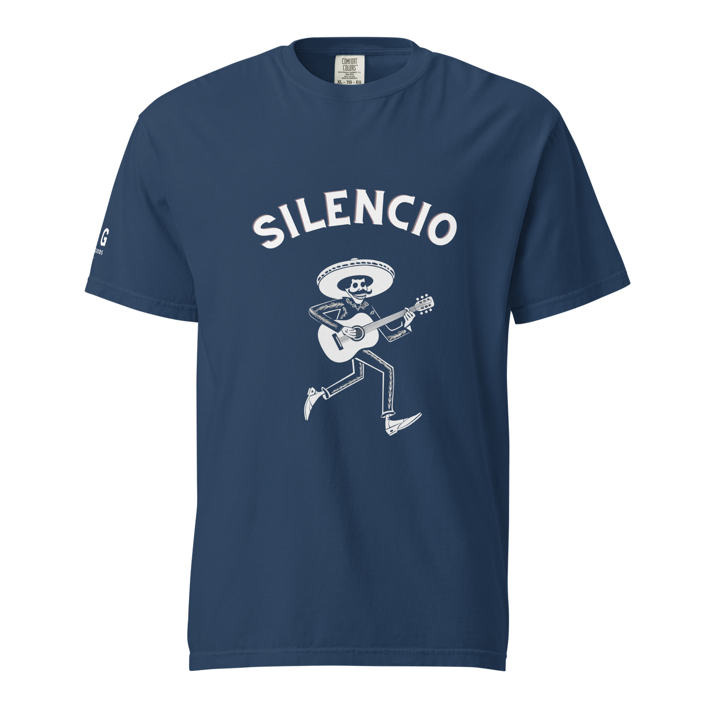 Silencio Unisex garment-dyed heavyweight t-shirt