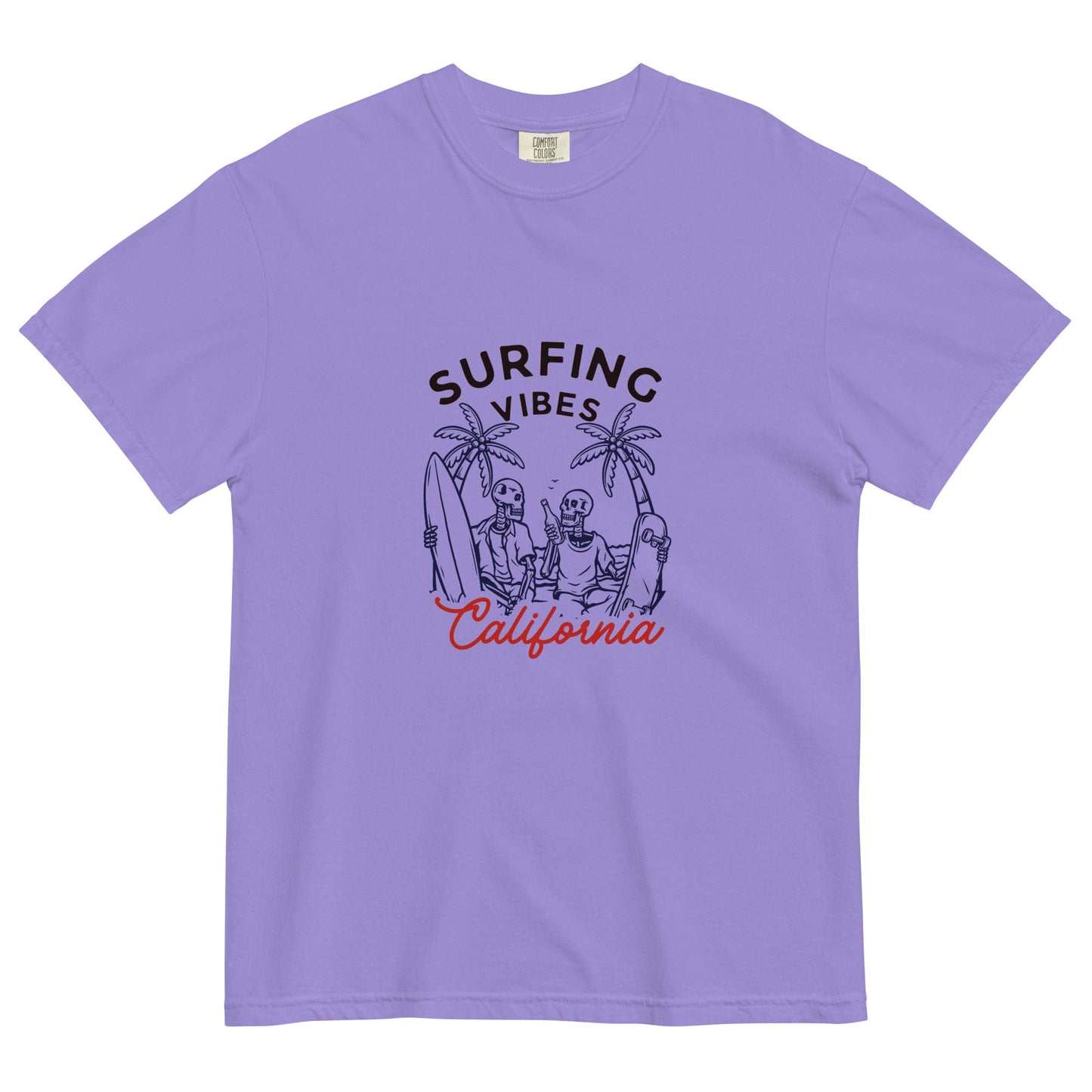 Surfing Vibes California women's garment-dyed heavyweight t-shirt