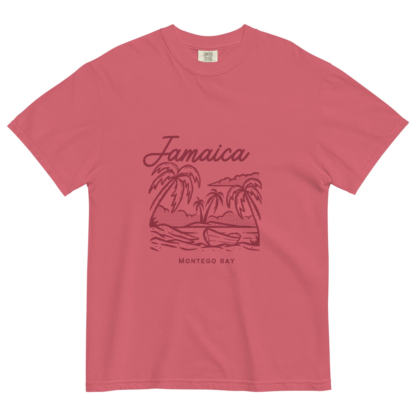 Jamaica Unisex garment-dyed heavyweight t-shirt