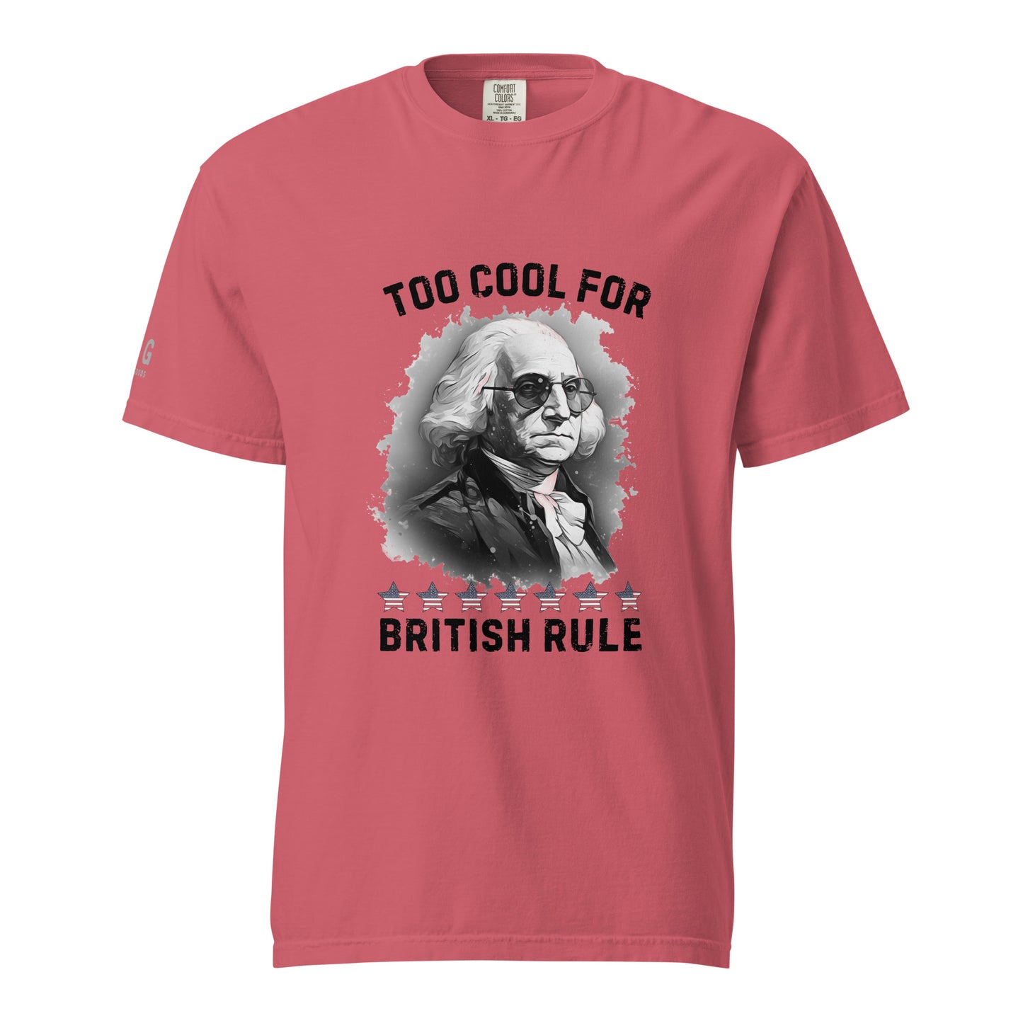 Too Cool For British Rule Unisex garment-dyed heavyweight t-shirt