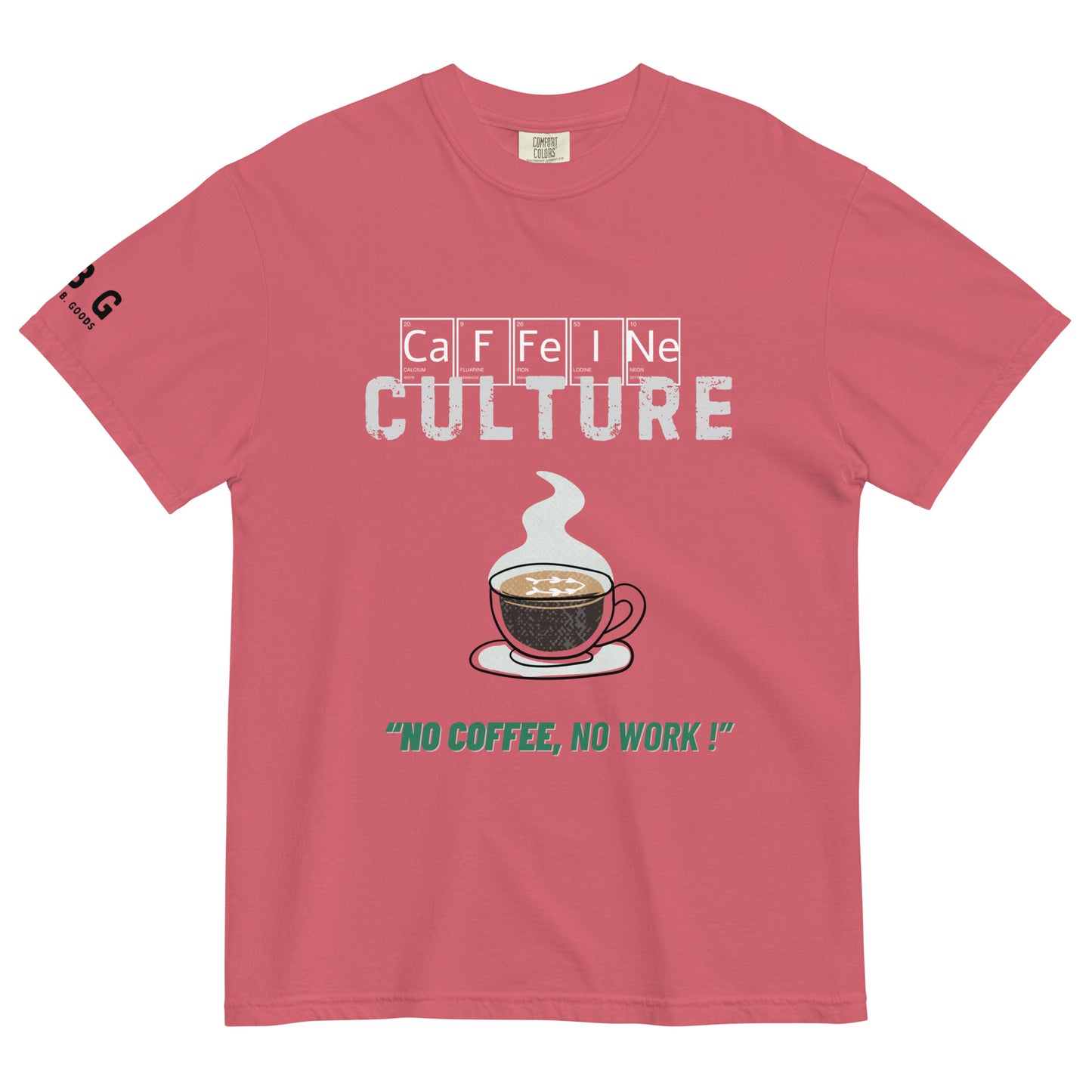 Caffeine  Culture men garment-dyed heavyweight t-shirt