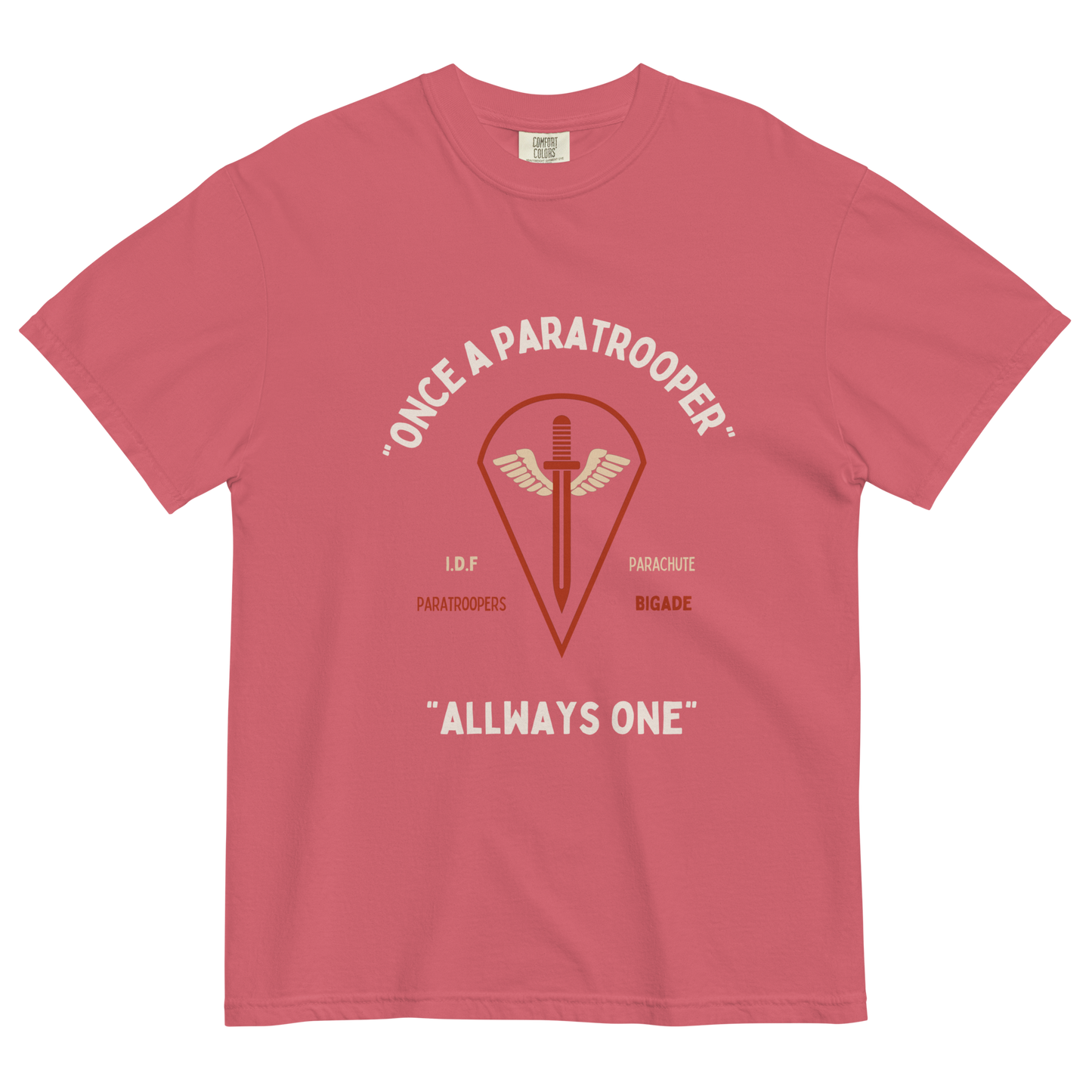 IDF Vintage Paratroopers' women's garment-dyed heavyweight t-shirt