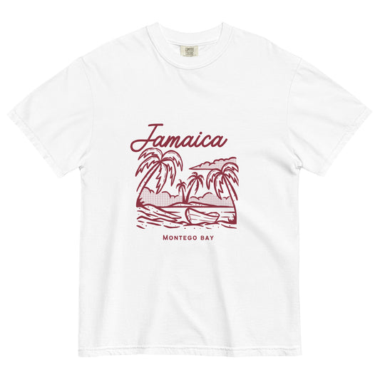 Jamaica Unisex garment-dyed heavyweight t-shirt