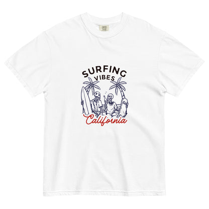 Surfing Vibes California men garment-dyed heavyweight t-shirt