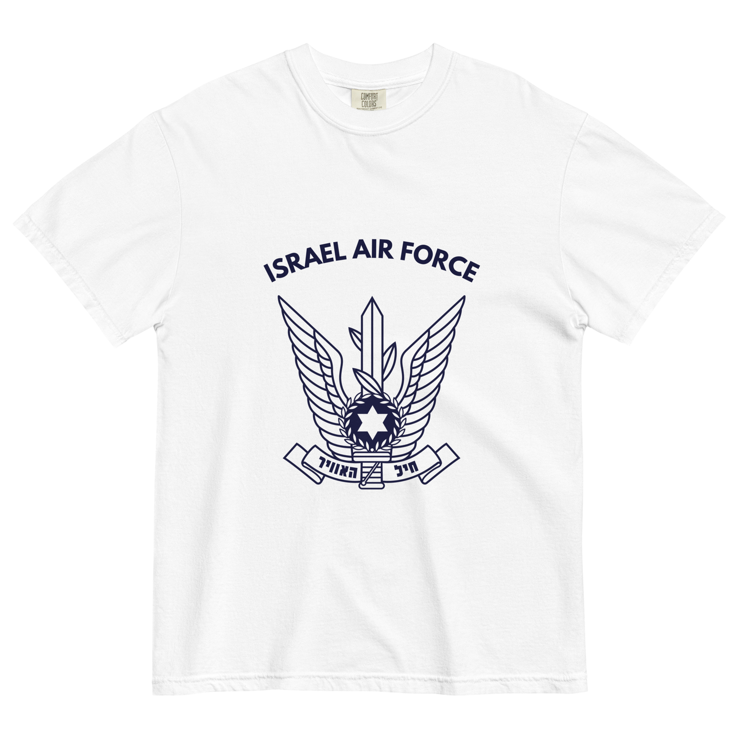 Israel Air-Force men's  garment-dyed heavyweight t-shirt