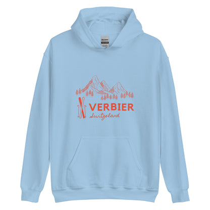 Verbier Switzerland apres ski men Hoodie