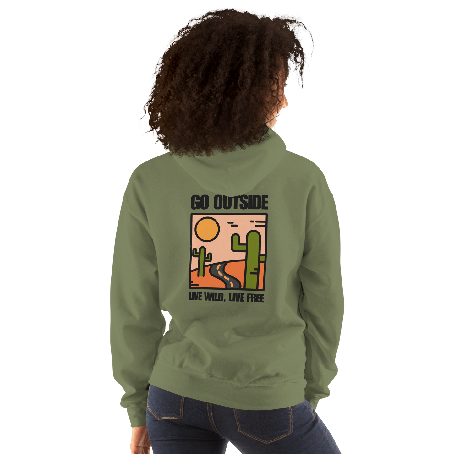 Go outside  Women's  Hoodie