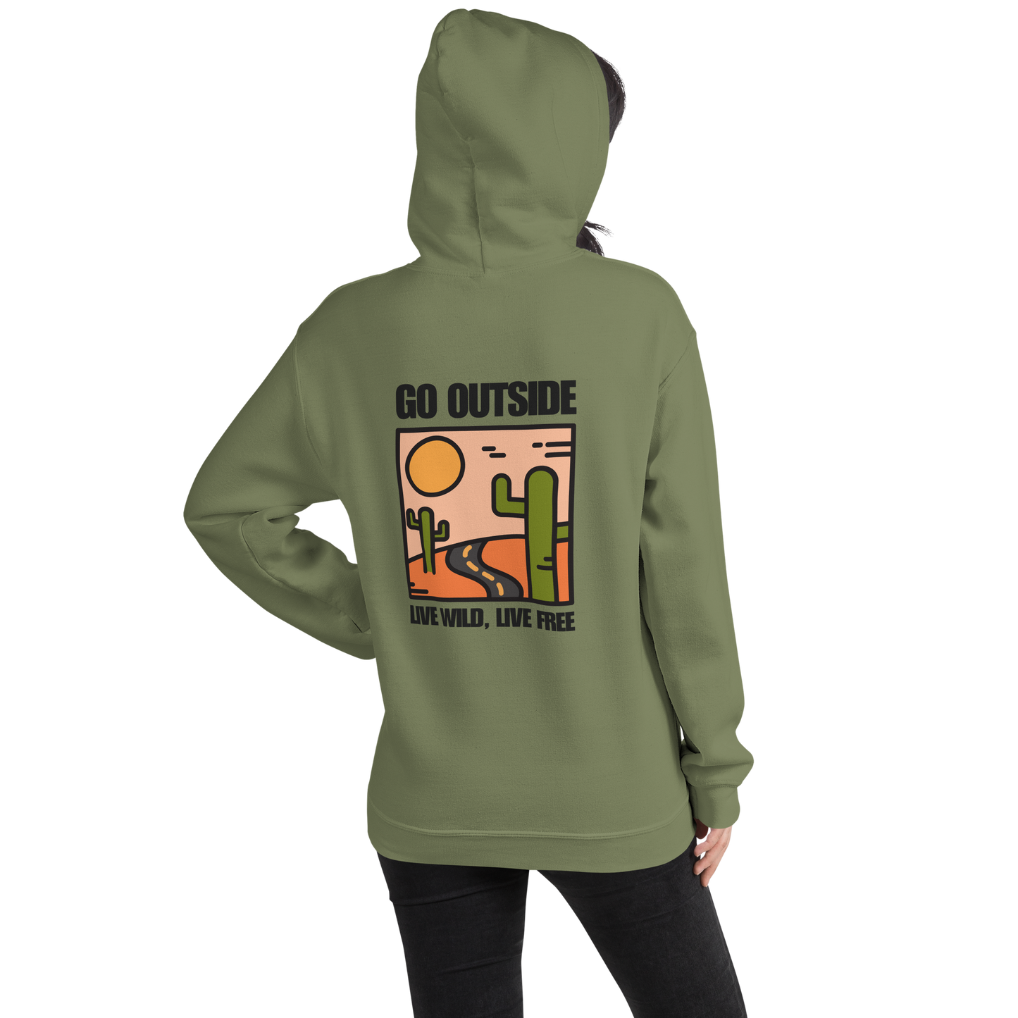 Go outside  Women's  Hoodie