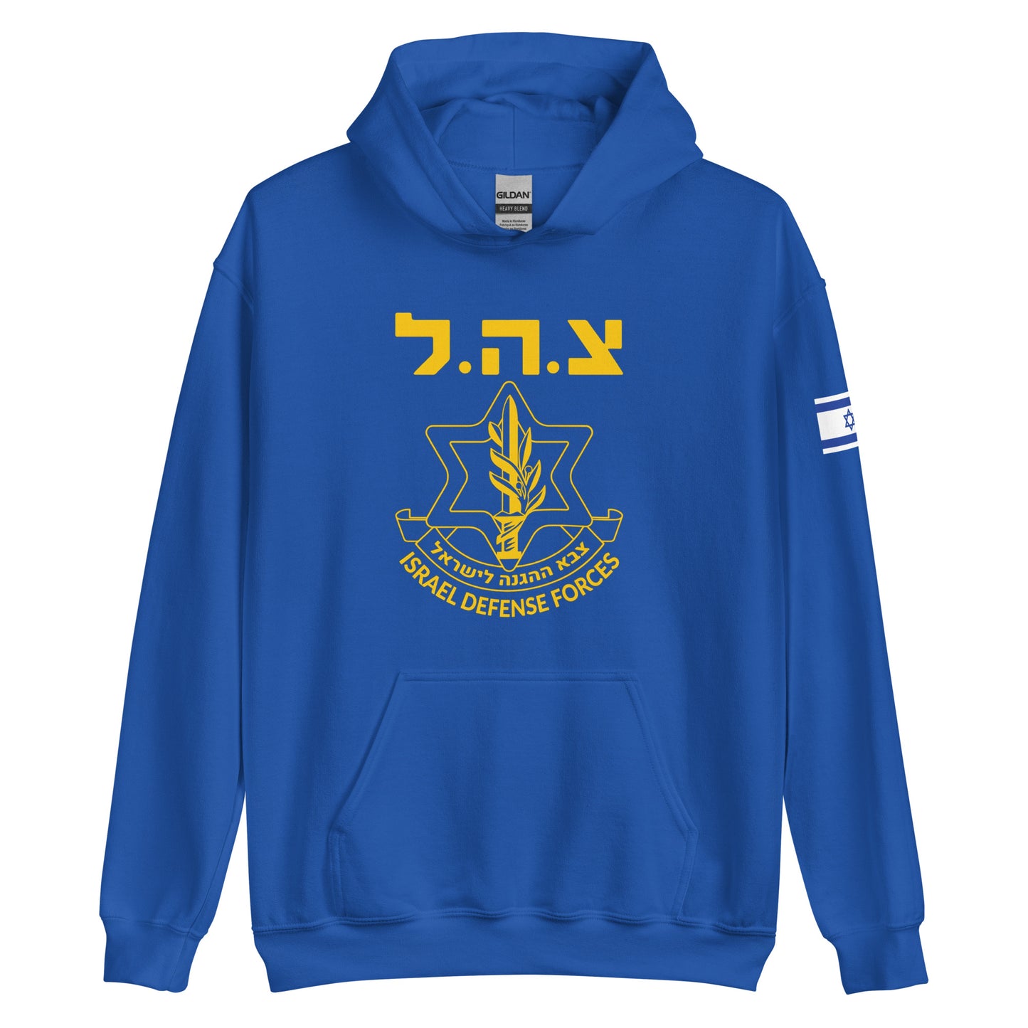 Tzahal Logo men's Hoodie