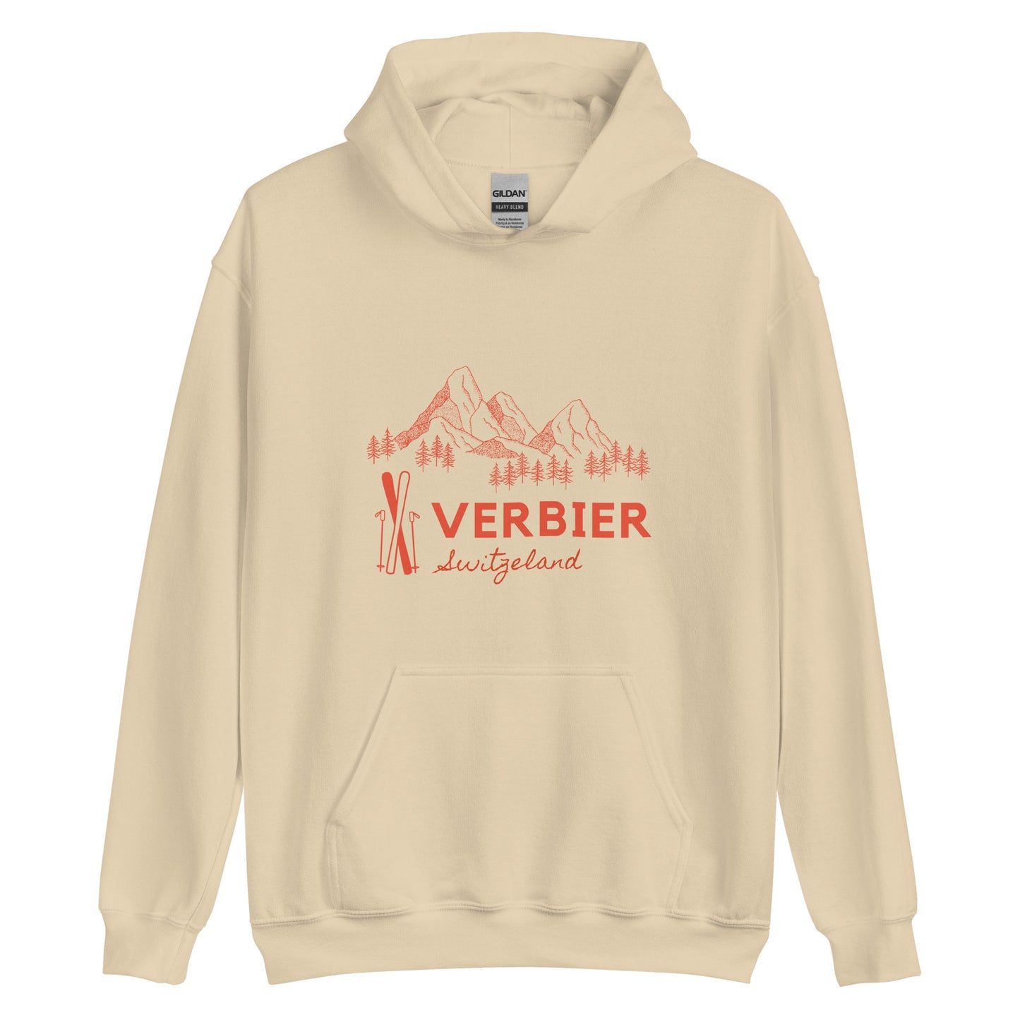 Verbier Switzerland apres ski men Hoodie