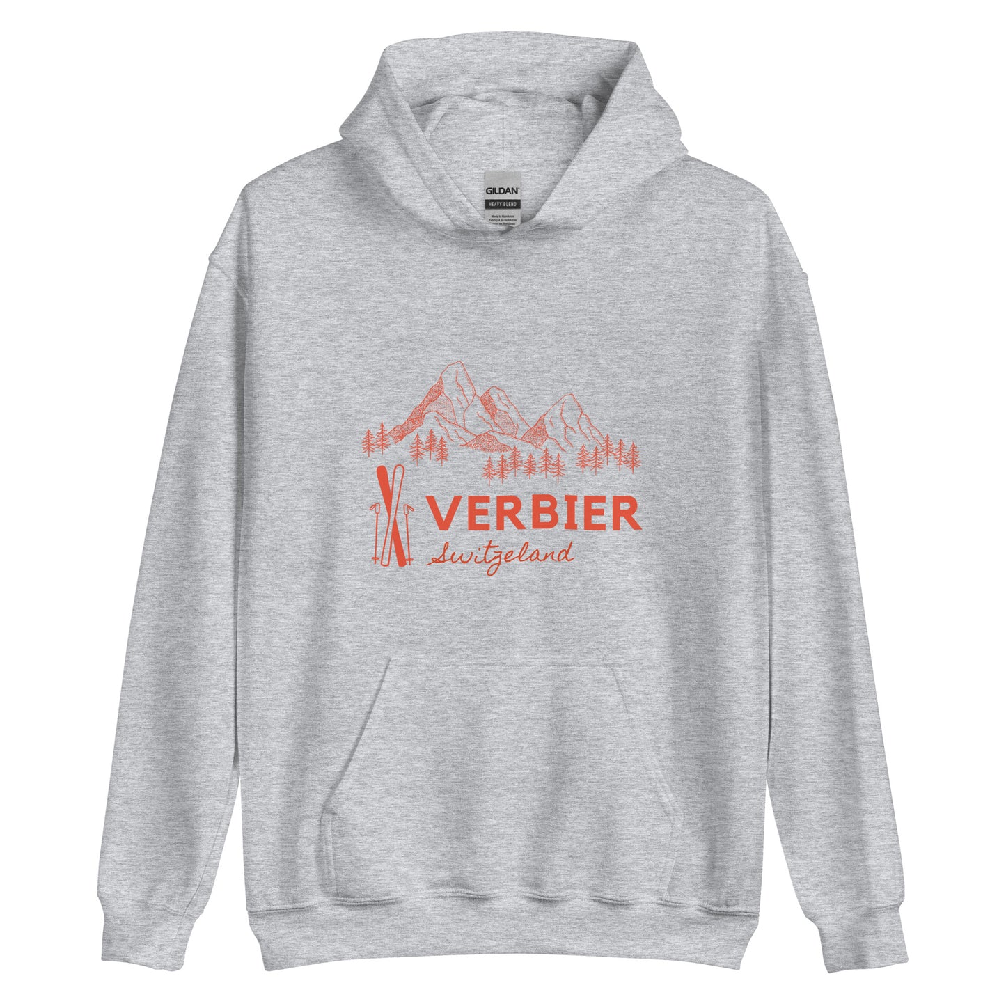 Verbier Switzerland apres ski men Hoodie