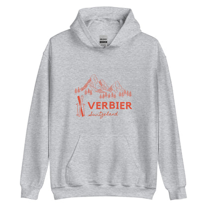 Verbier Switzerland apres ski men Hoodie