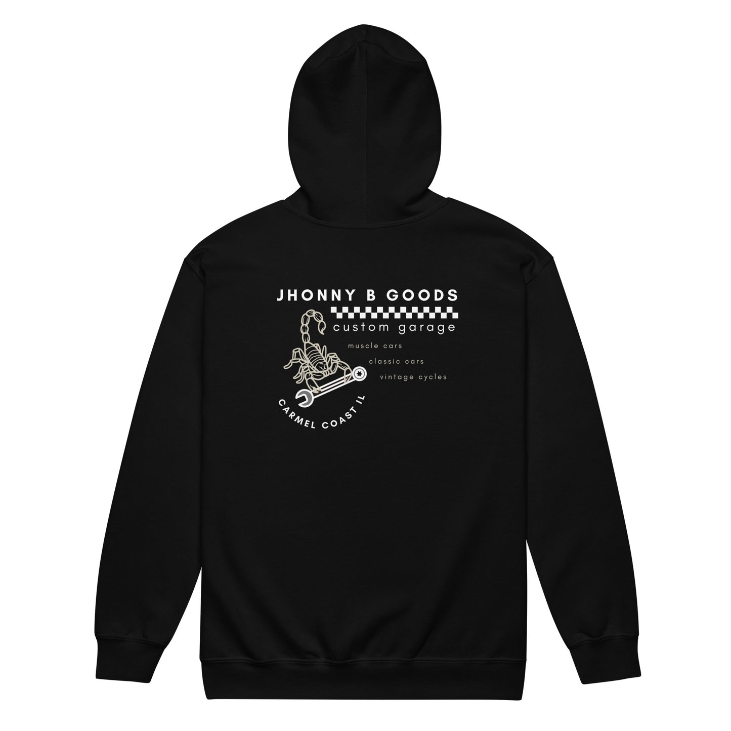 JBG Custom Garage Unisex heavy blend zip hoodie