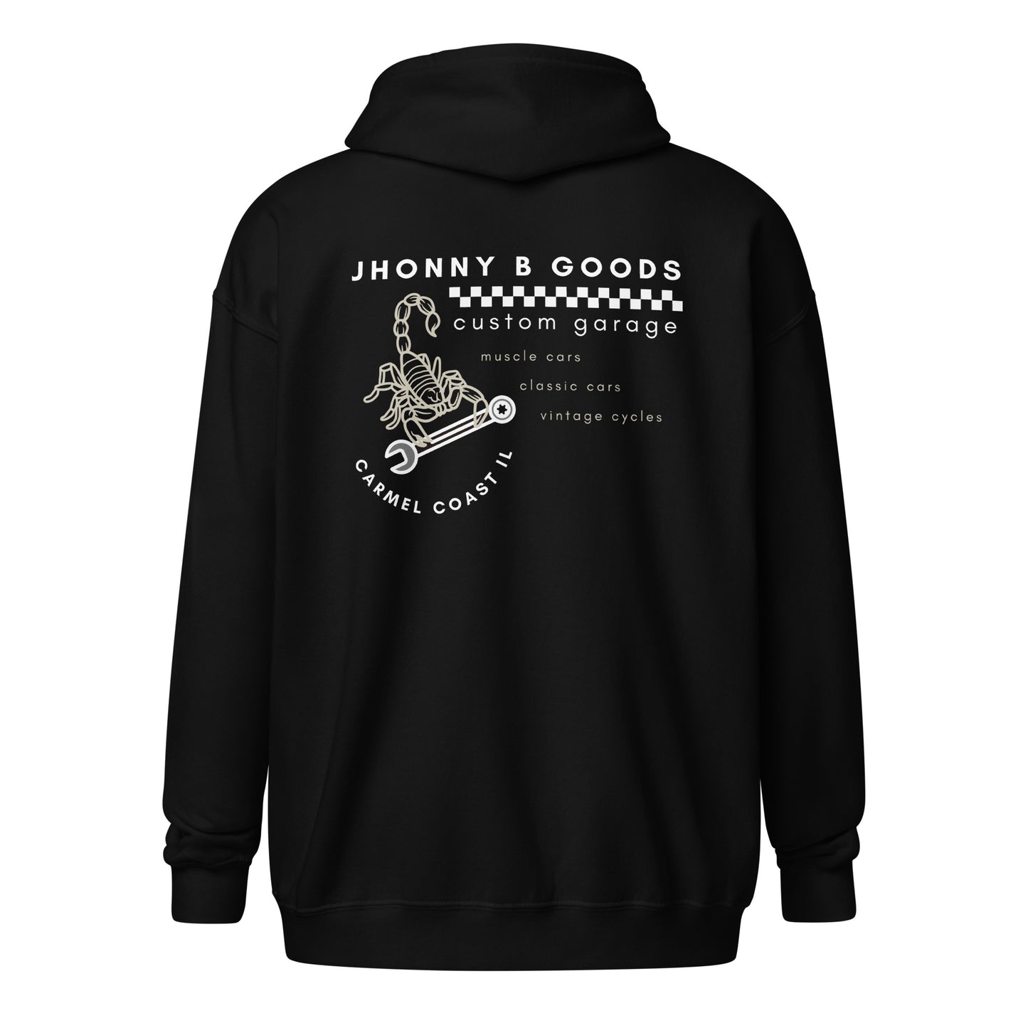 JBG Custom Garage Unisex heavy blend zip hoodie