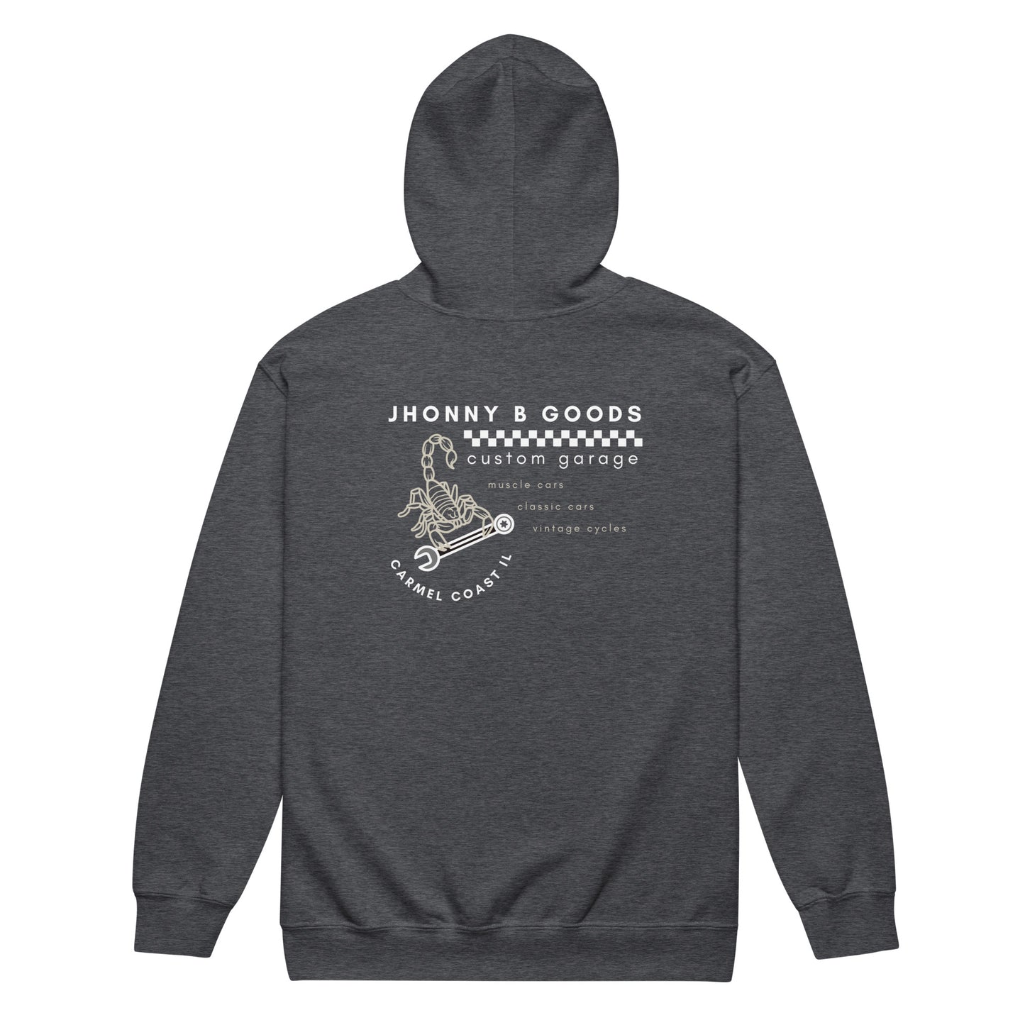 JBG Custom Garage Unisex heavy blend zip hoodie