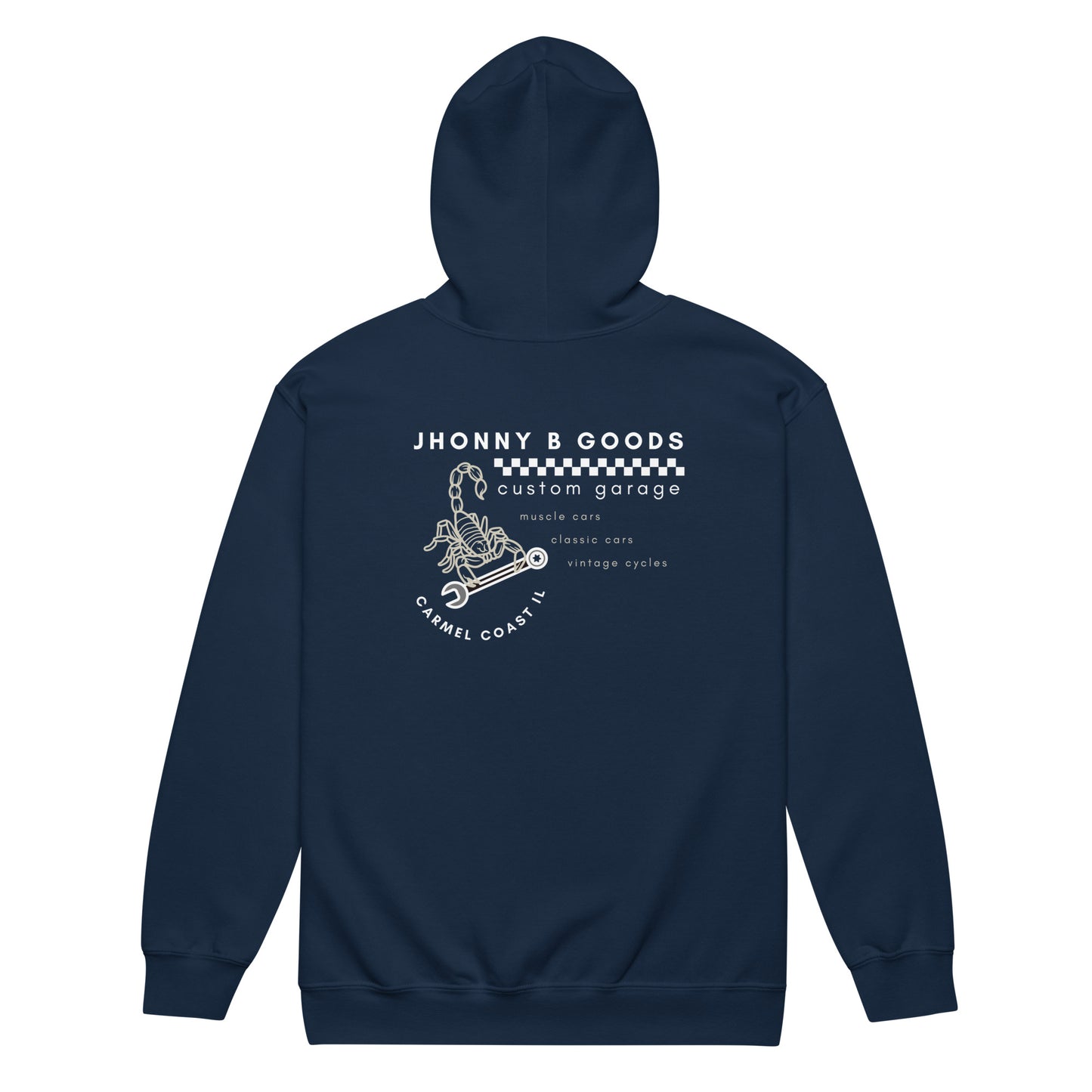 JBG Custom Garage Unisex heavy blend zip hoodie