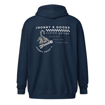 JBG Custom Garage Unisex heavy blend zip hoodie