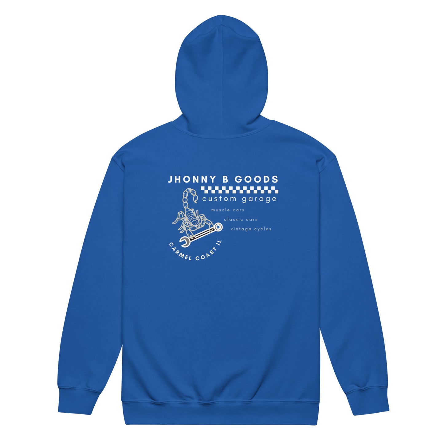 JBG Custom Garage Unisex heavy blend zip hoodie