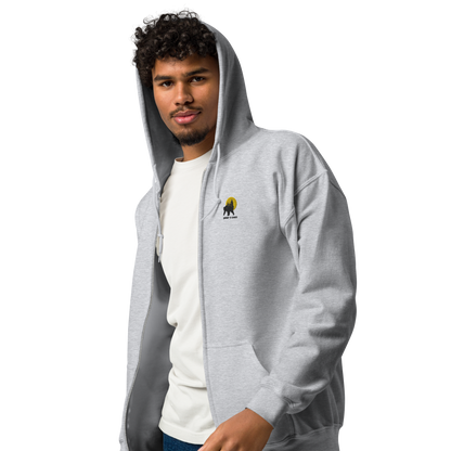 Go Wild - Bear heavy blend zip hoodie