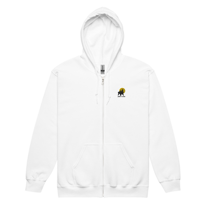 Go Wild - Bear heavy blend zip hoodie