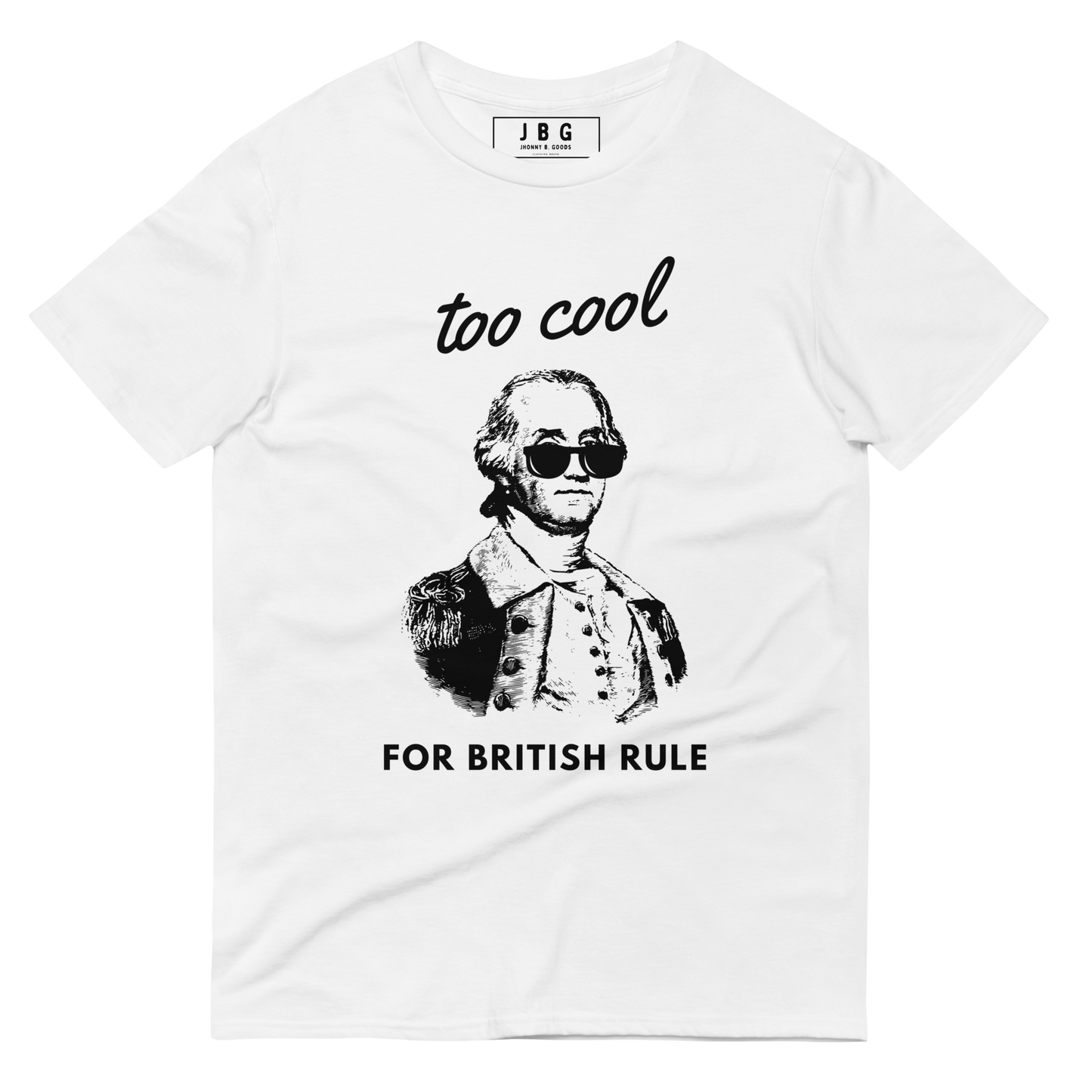 Too Cool For British Rule women's Short-Sleeve T-Shirt