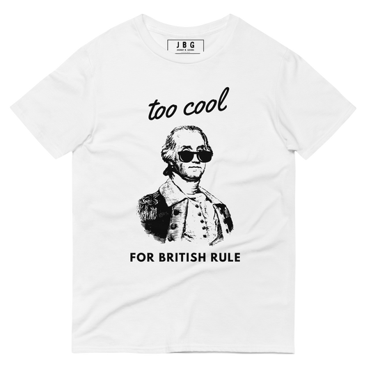 Too Cool For British Rule women's Short-Sleeve T-Shirt