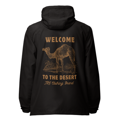 Men's Welcom to The Desert lightweight zip up windbreaker