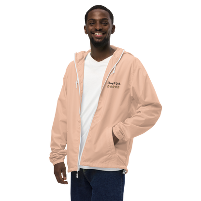 Men's Its all About The Journey  lightweight zip up windbreaker