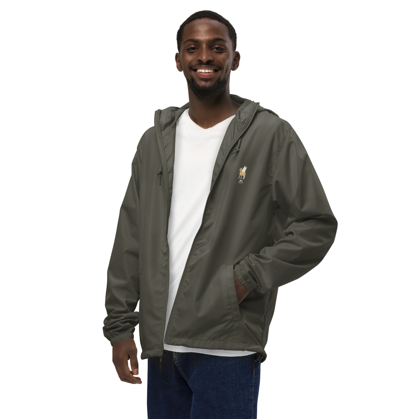 Men's Welcom to The Desert lightweight zip up windbreaker